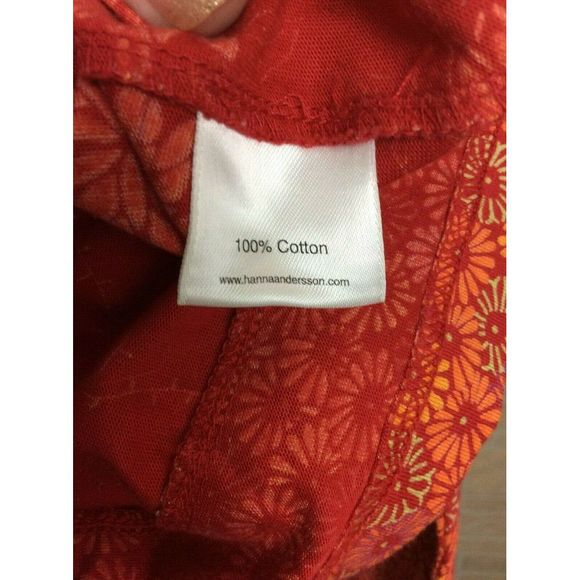 Hanna Anderson Floral Asian Dress Size 90 US 3T - Picture 6 of 6